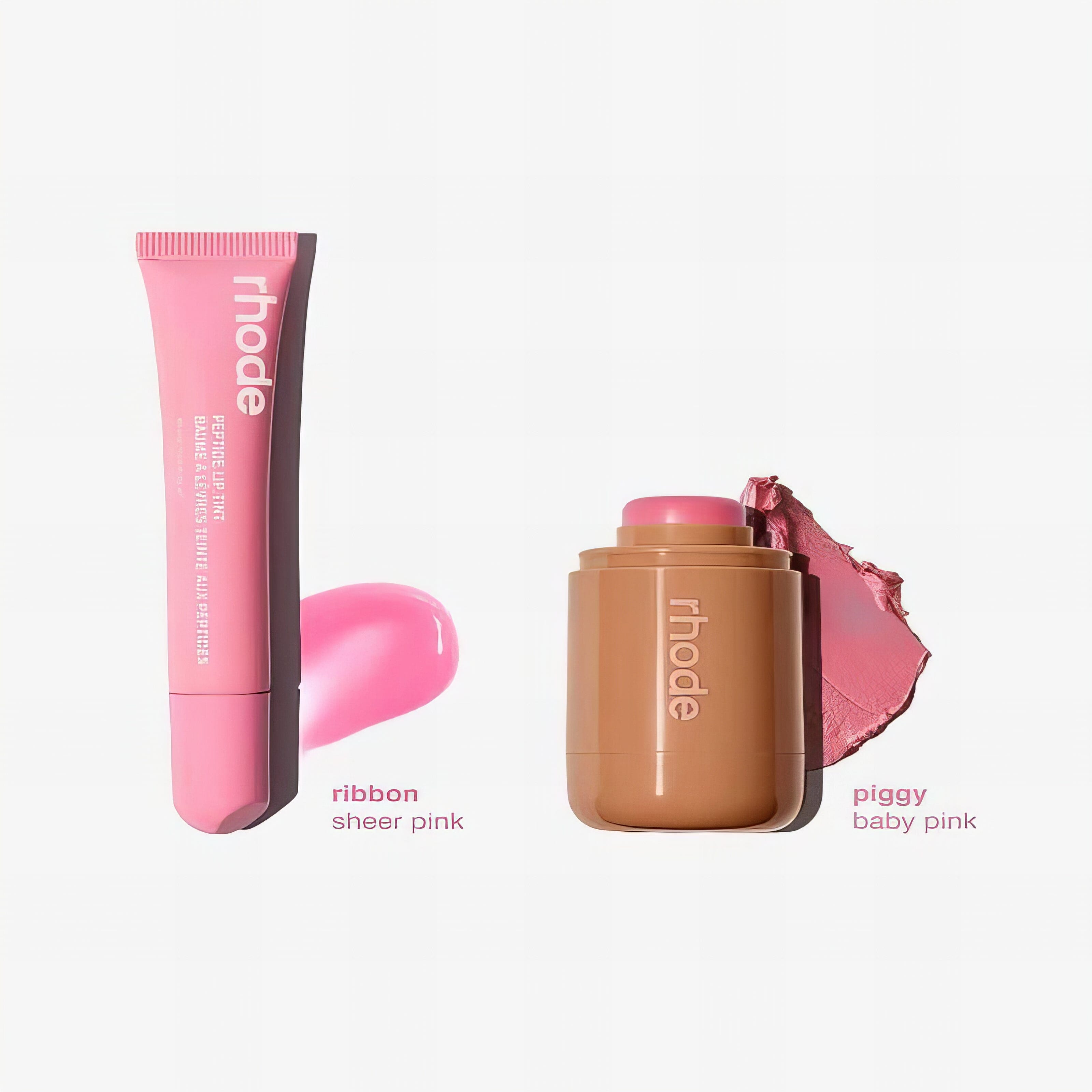 Pocket Blush + Peptide Lip Tint Rhode (Essential Duos) Acessório de Beleza BELISSE STORE Piggy - Ribbon